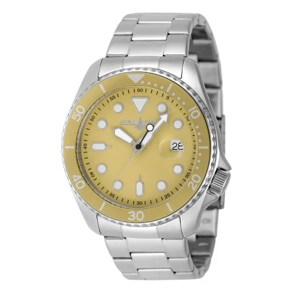 Chase Durer CDW-0149 Men's Watch 46mm Silver/Khaki Luminous Dial - New! - Picture 2 of 8